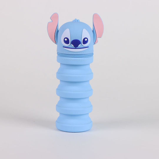 Cerda Disney Stitch Silicone Cylinder Pencil Case Various Designs/Colours