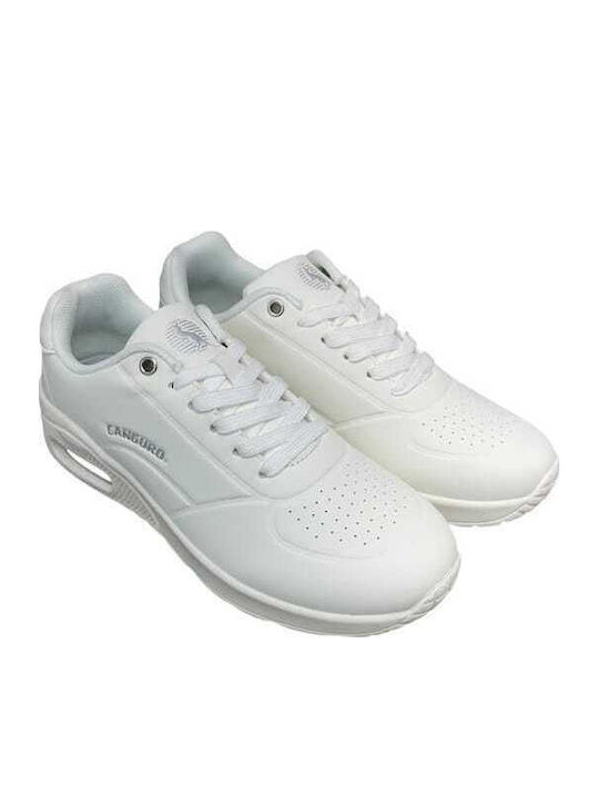 Women's White Sneakers GY-08265-32-6
