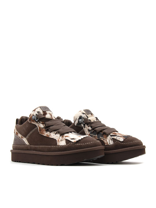 Lowmel Women's Anatomic Sneakers Ecru- Brown