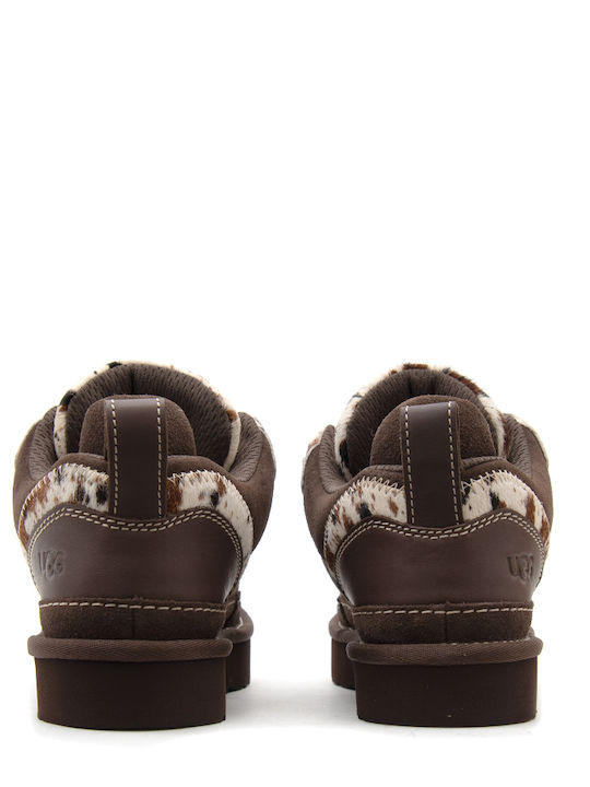 Lowmel Women's Anatomic Sneakers Ecru- Brown