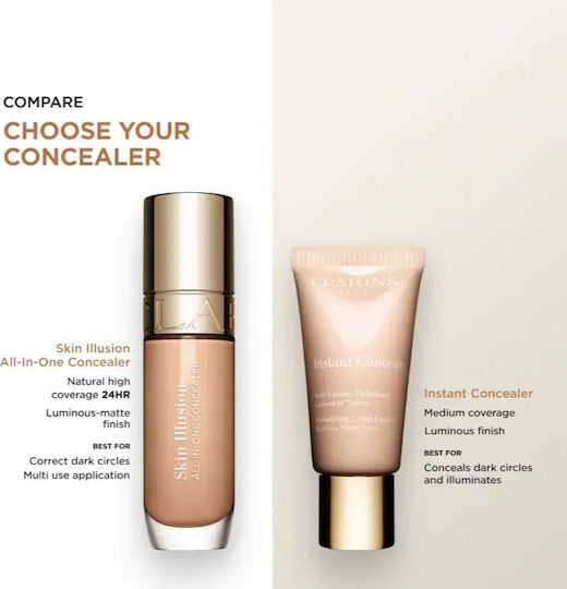 Clarins Skin Illusion Allinone Liquid Concealer 05 10ml