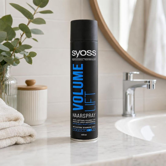 Syoss Spray de păr Volumizator pentru Fixare Foarte Puternică 400ml
