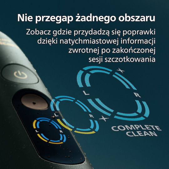 Philips Sonicare Diamondclean 9000 Water Flosser με Αισθητήρα Πίεσης και Θήκη Ταξιδίου Πράσινο