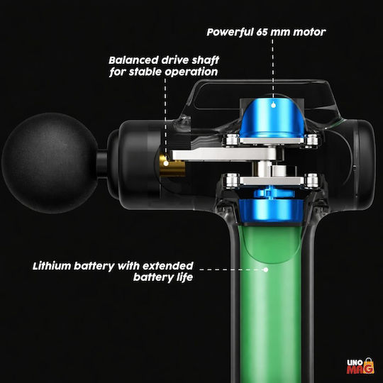 Linomag Linomag Elektrische Massager für Nacken, Rücken, Beine & Körper mit Vibration Silber