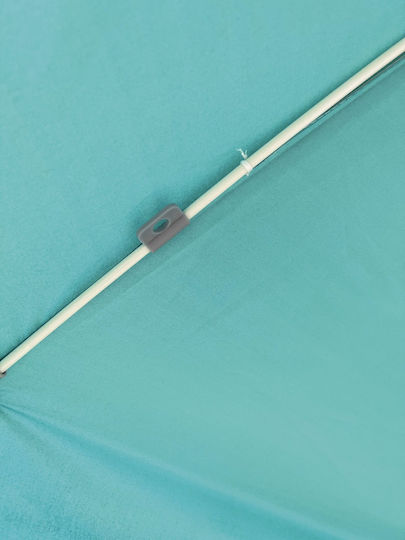 Escape Folding Aluminum Beach Umbrella Diameter 2.02m with UV Protection and Air Duct Blue