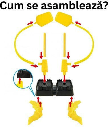 Jucărie interactivă Rocket Launcher pentru 3+ Ani