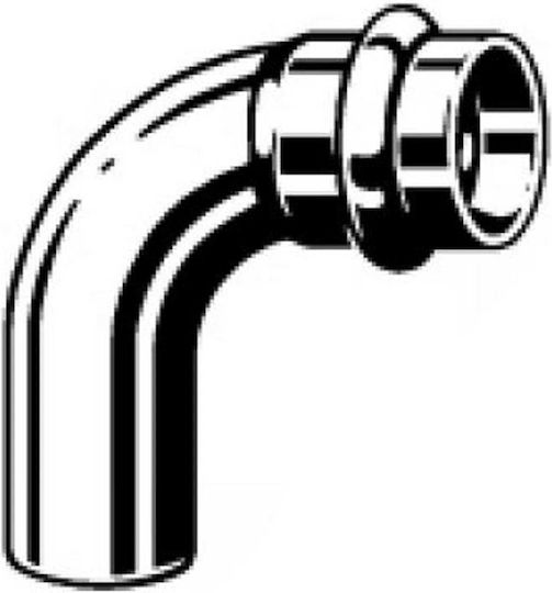 Viega 90° Pipe Elbow Fitting Ø28mm 345563