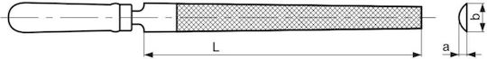 Proline 69203 Пила за Метал Полукръгла С Ръкохватка