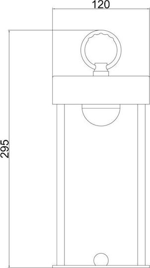 Techly Dekoratives Tischlicht Warmes Weiß 12x12cm