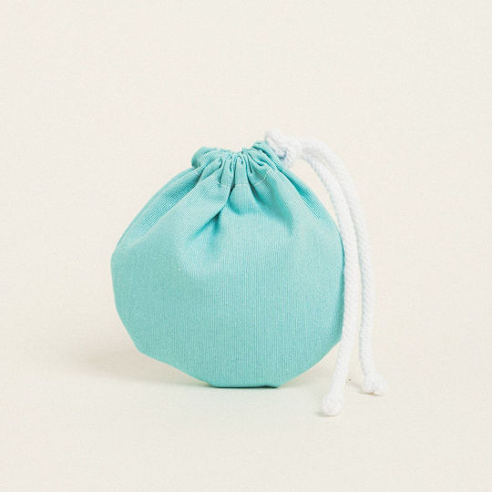 Beauty Home Fabric Gift Bucket Bag Beige 13x14cm