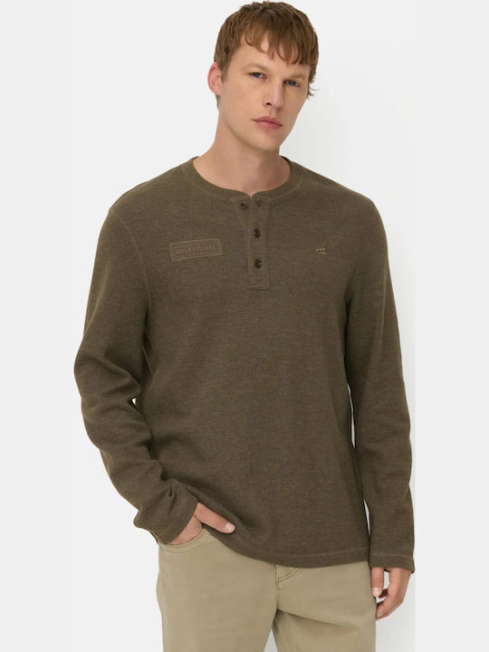 Henley T-shirt Olive