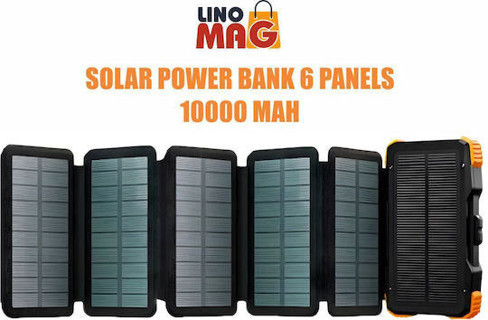 Linomag Power Bank Solar 10000mAh 22.5W Negru