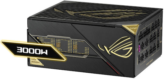 Asus Thor 3000W Черно Захранващо Блокче За Компютър Пълен Модул 80 Plus Titanium
