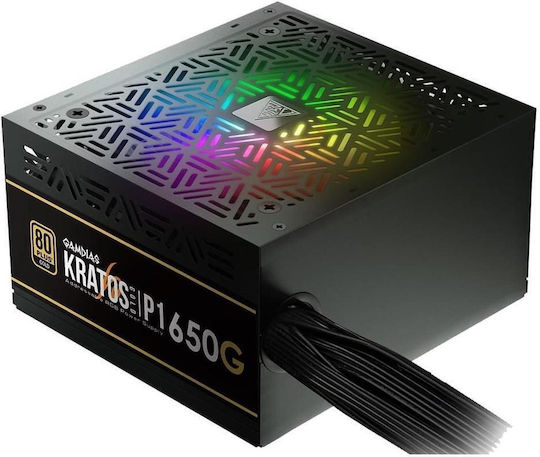 Kratos P1 650W Μαύρο Τροφοδοτικό Υπολογιστή Full Wired 80 Plus Bronze