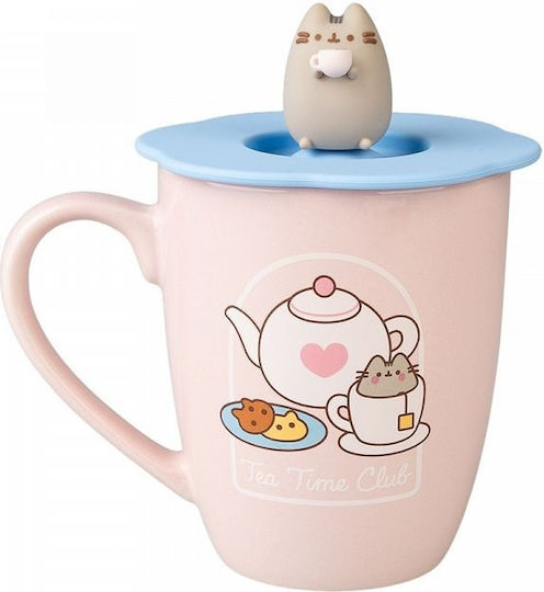 Grupo Erik Pusheen Чаша Керамична с Капак 350ml