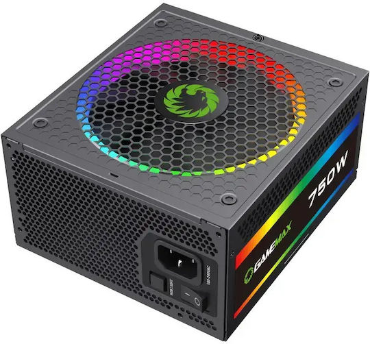 750W Черно Захранващо Блокче За Компютър Full Modular 80 Plus Gold (SAGMRGBPRO750)