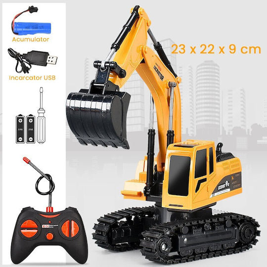 Excavator teleghidat Galben