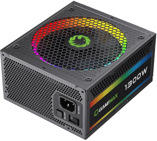 1300W Черно Захранващо Блокче За Компютър Пълен Модул 80 Plus Platinum (SAGMRGB1300)