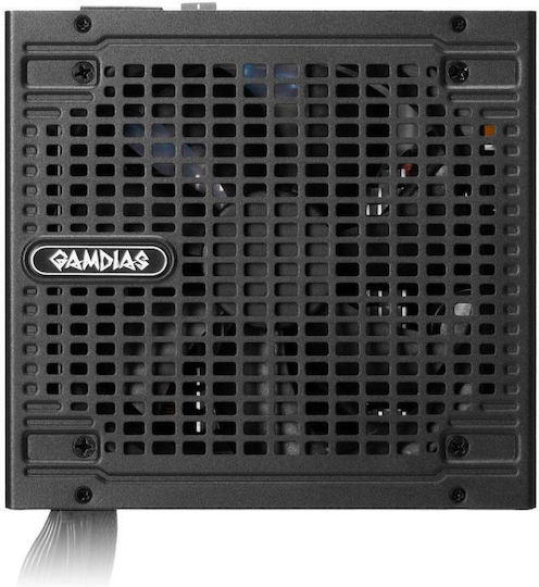 Gamdias 750W Μαύρο Τροφοδοτικό Υπολογιστή Full Wired 80 Plus Silver (HELIOS-M2-750B)