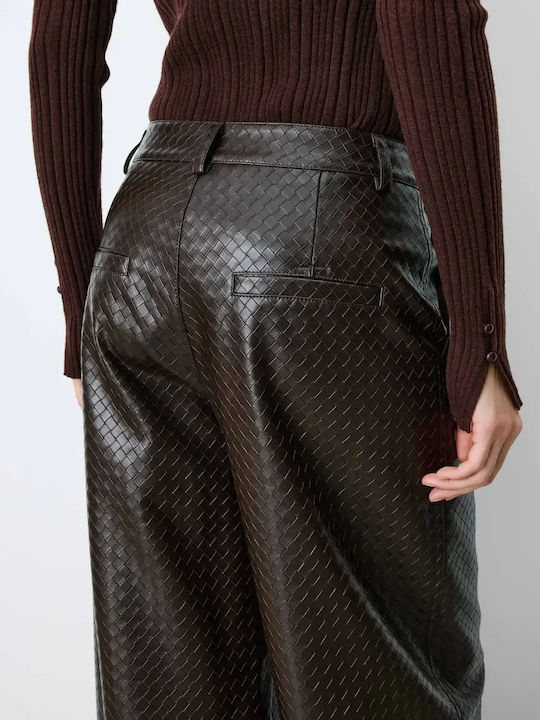 Damen Hochgebirge Leder Hose Braun