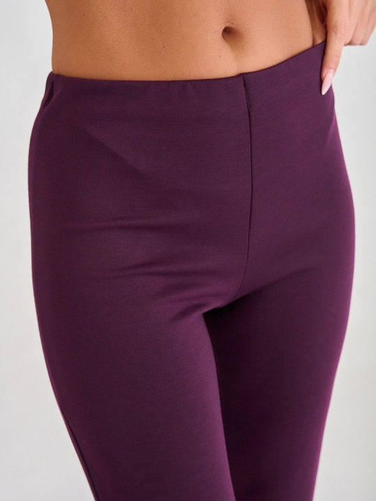 Women's Burgundy Set with Trousers