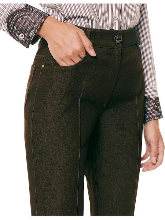 Forel Women's Fabric Trousers Brown