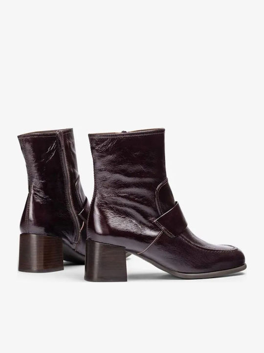 Leder Damen Stiefeletten Braun Lippi Ver Testa
