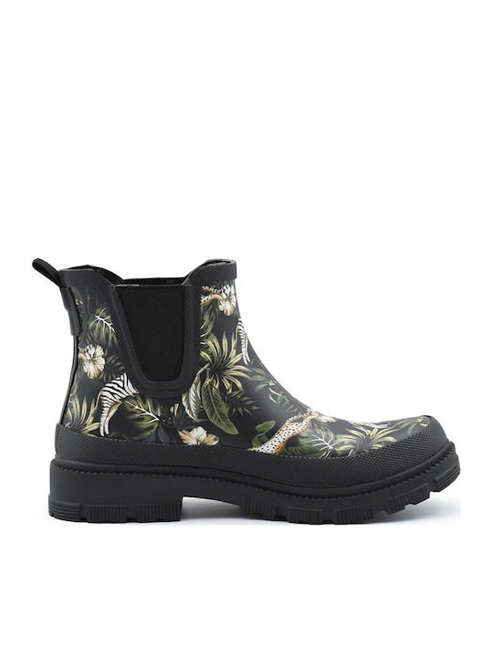 Chelsea-Stiefel Damen Schwarz
