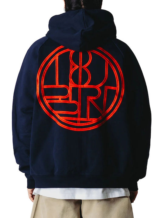 Woodbird Sweatshirt Für Herren Mit Kapuze Blau