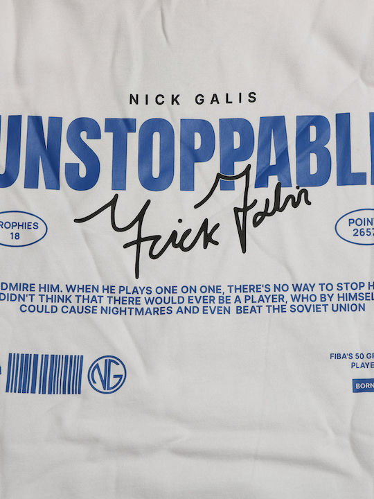 Sweatshirt mit Kapuze Weiß