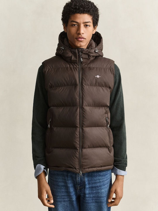 Gant Ärmelloses Braunes Herren Jacke