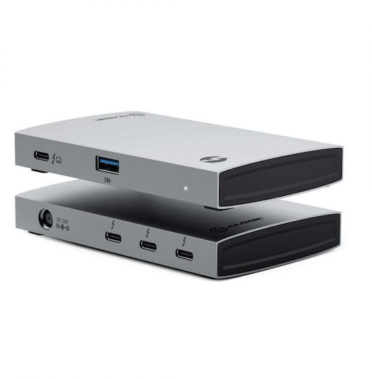 Alogic Dockingstation für Laptop mit Schwarzer Farbe