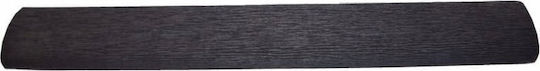 Schemat Karton Blumen 50x200cm Schwarz