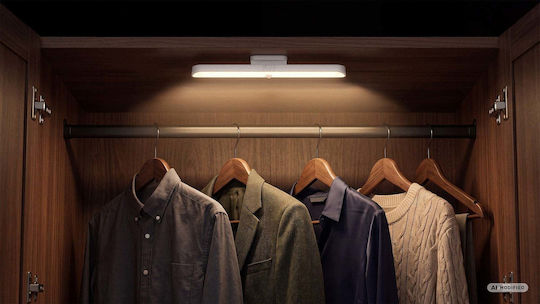 Rebel Rechargeable LED Emergency Light for Closets with Battery Power Source and Motion Sensor
