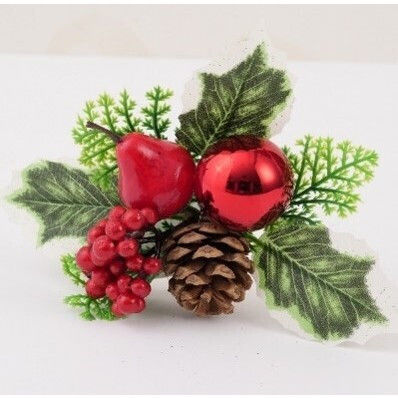 Decorațiune De Crăciun Din Plastic Lungă 23 Cm Multicoloră