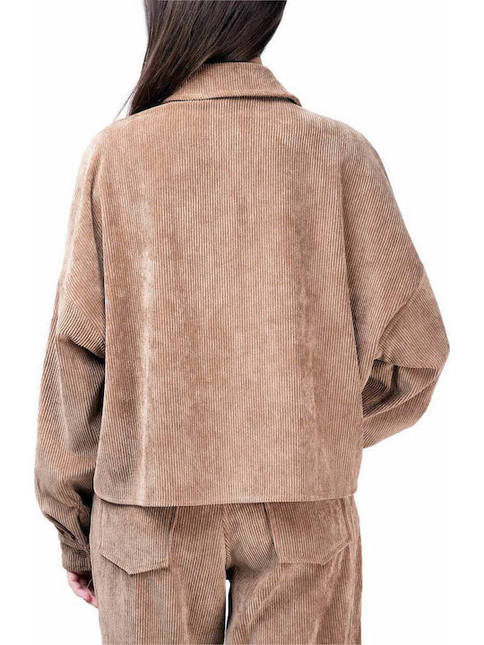 Moutaki Long Sleeve Women's Shirt Camel
