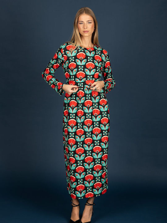 Sommer Midi Hemdkleid Rote