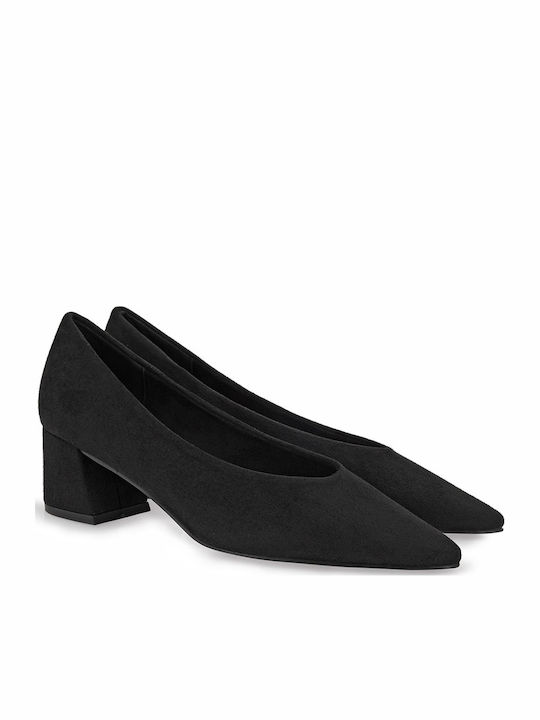 Pumps Mit Mittelhohem Absatz Schwarz