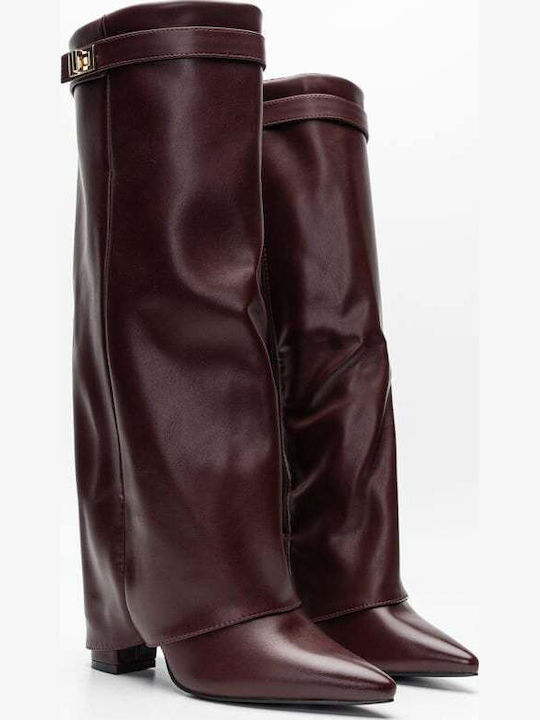 Damenstiefel Burgundisch