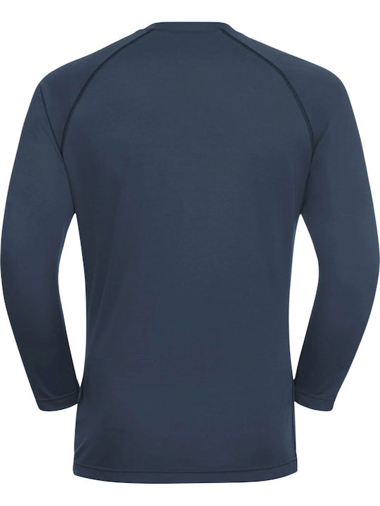 Jack Wolfskin Herren Thermounterwäsche Langärmliges Hemd Blau
