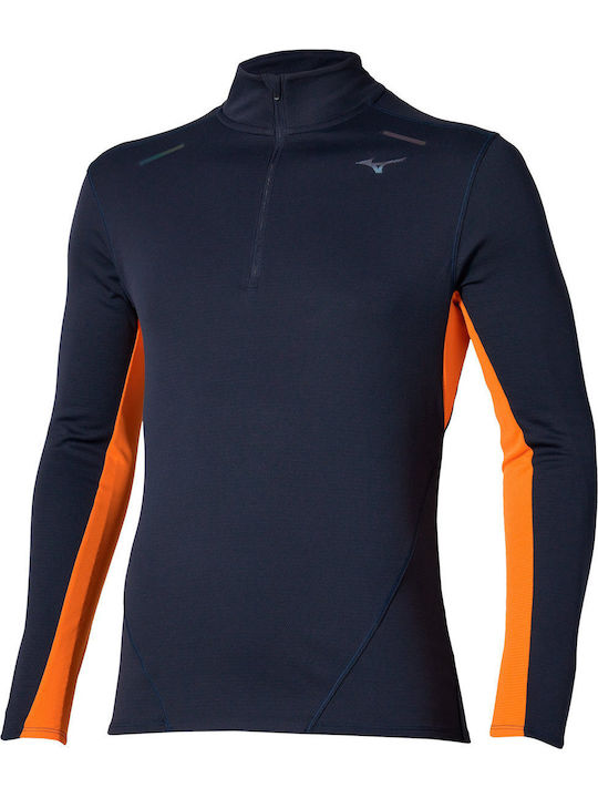 Mizuno Ισοθερμική Μπλούζα Μπλε Mizuno Ισοθερμική Μπλούζα Μπλε