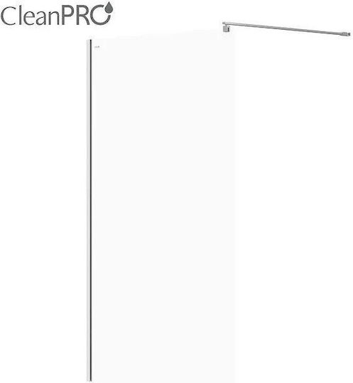 Cersanit Καμπίνα Ντουζιέρας με Συρόμενη Πόρτα 120x200cm Clear Glass Chrome Cersanit Καμπίνα Ντουζιέρας με Συρόμενη Πόρτα 120x200cm Clear Glass Chrome