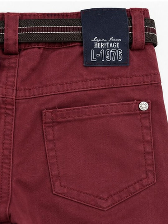 Pantalon Pentru Copii Burgundy