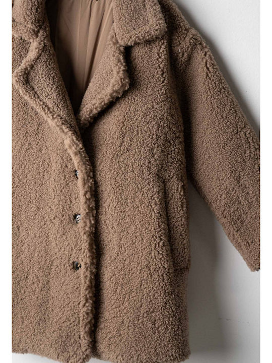 Evita Kids Casual Jacket Short Brown