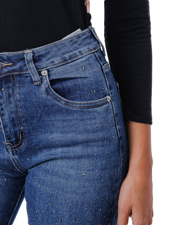 High Rise Women's Jean Pants in Straight Leg Style