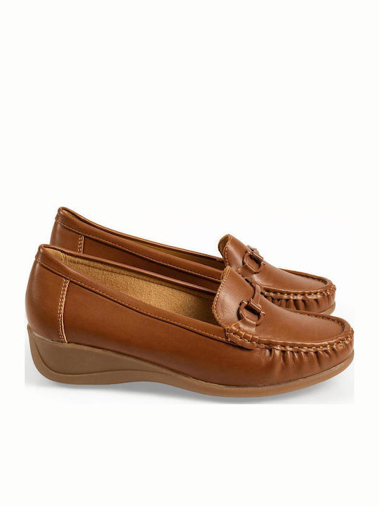 Mocasini Dama Loafers În Culoare Tabac Maro