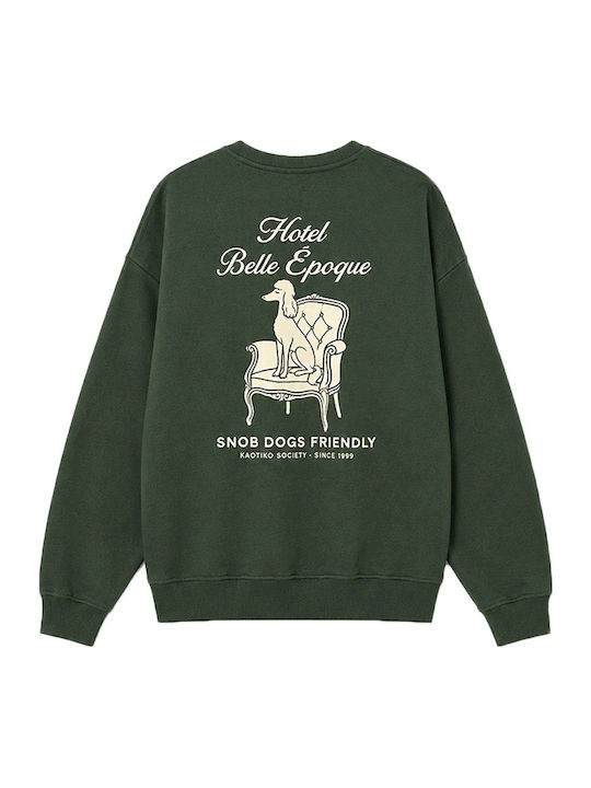 Long Women's Sweatshirt Green
