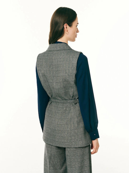Damen Weste Blau