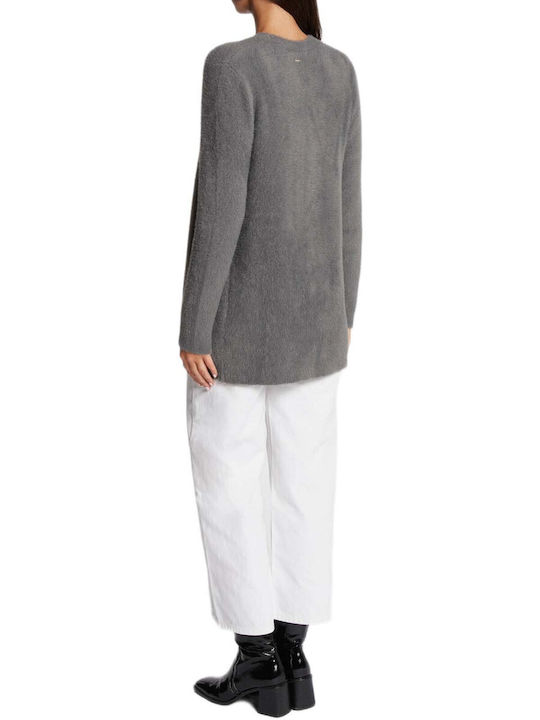 Damen Strickjacke Grau