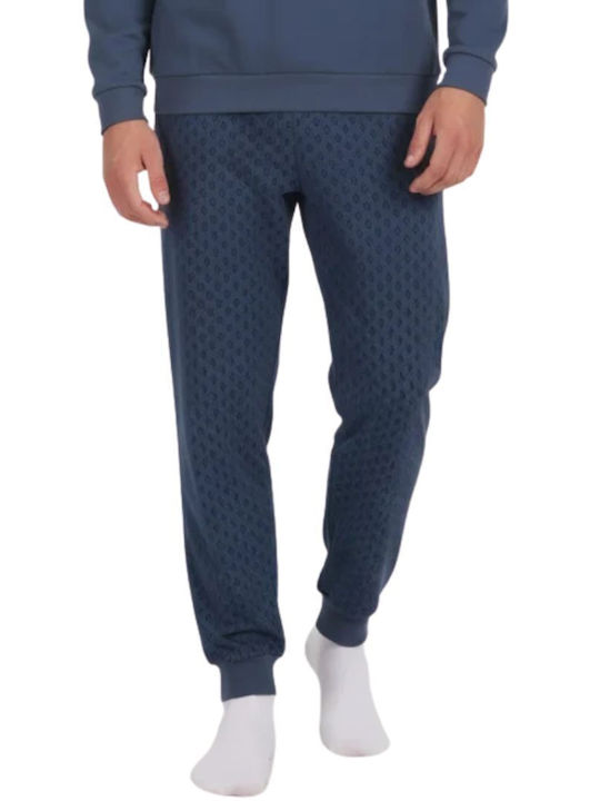 Dreams by Joyce Winter Herrenpyjama Blau Raph